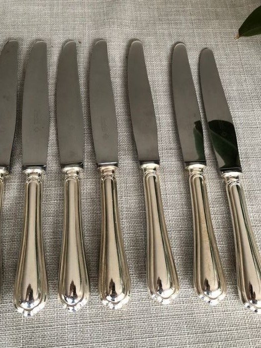Christofle Spatour 24.5 cm - Christofle - Knives (12) - Silver-plated - Spatour #3.1