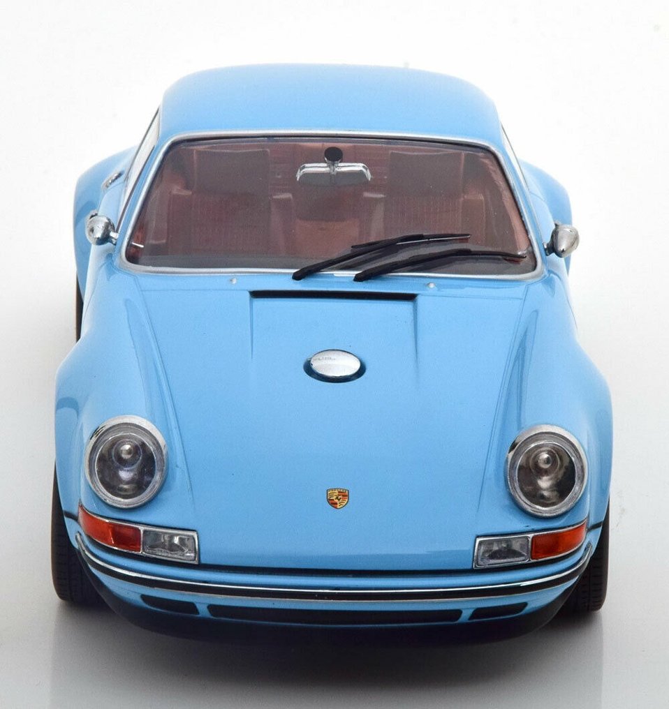 KK-Scale 1:18 - Modellauto - Porsche 911 Coupe by Singer - Gulf blauw #1.0