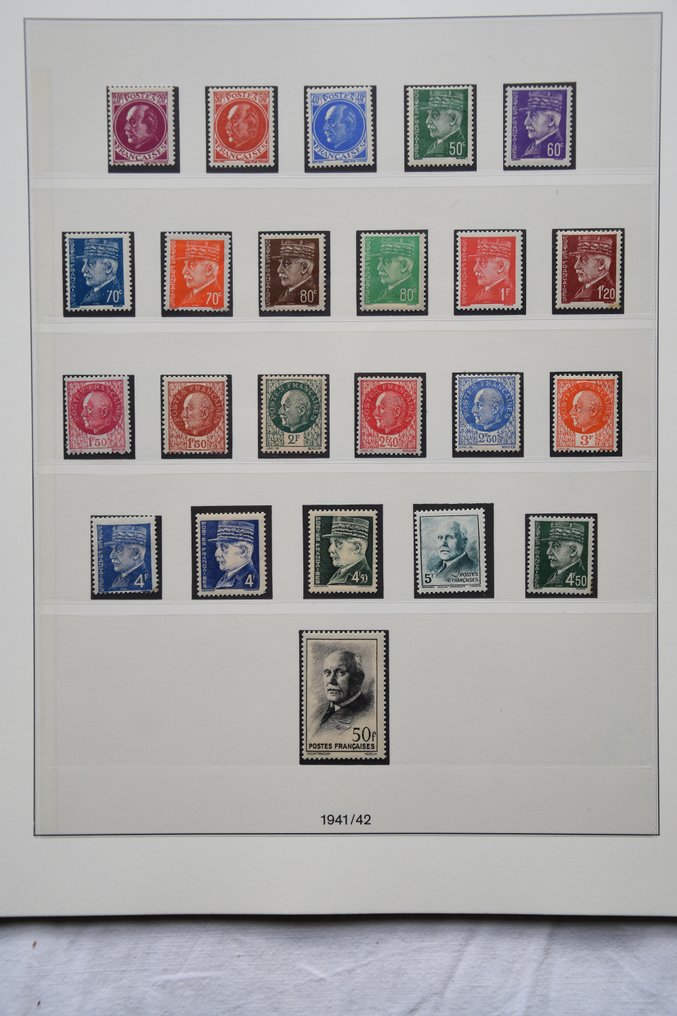 Frankrijk 1940/1944 - Complete set - Yvert N° 470 à 668 #2.1
