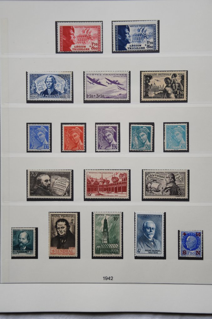 Frankrijk 1940/1944 - Complete set - Yvert N° 470 à 668 #3.2