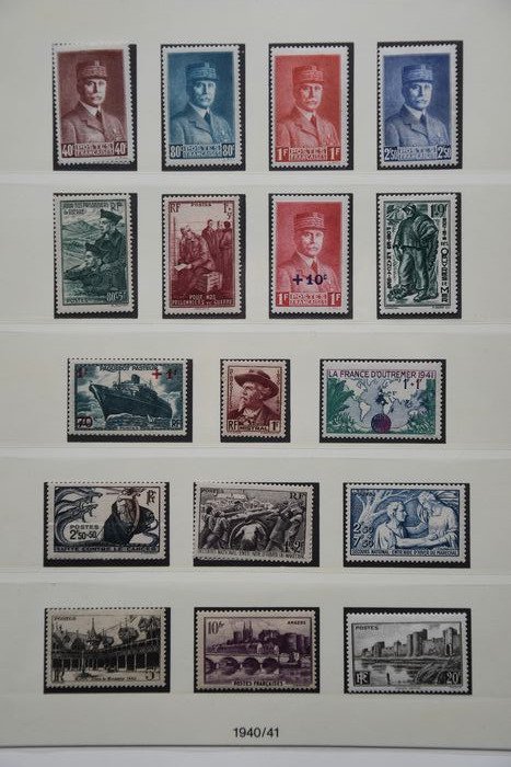 Frankrijk 1940/1944 - Complete set - Yvert N° 470 à 668 #1.0