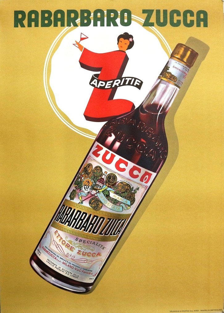 Anonymous - Rabarbaro Zucca Aperitivo - Lata 60. #1.0