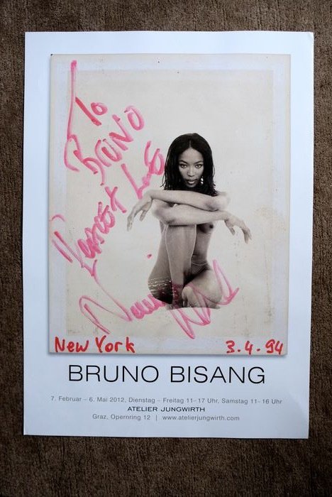 Bruno Bisang - Exposition Poster - Model Naomi Campbell - Exposition Graz 7. Februar - 6. Mai 2012 - 2020-as évek #1.1