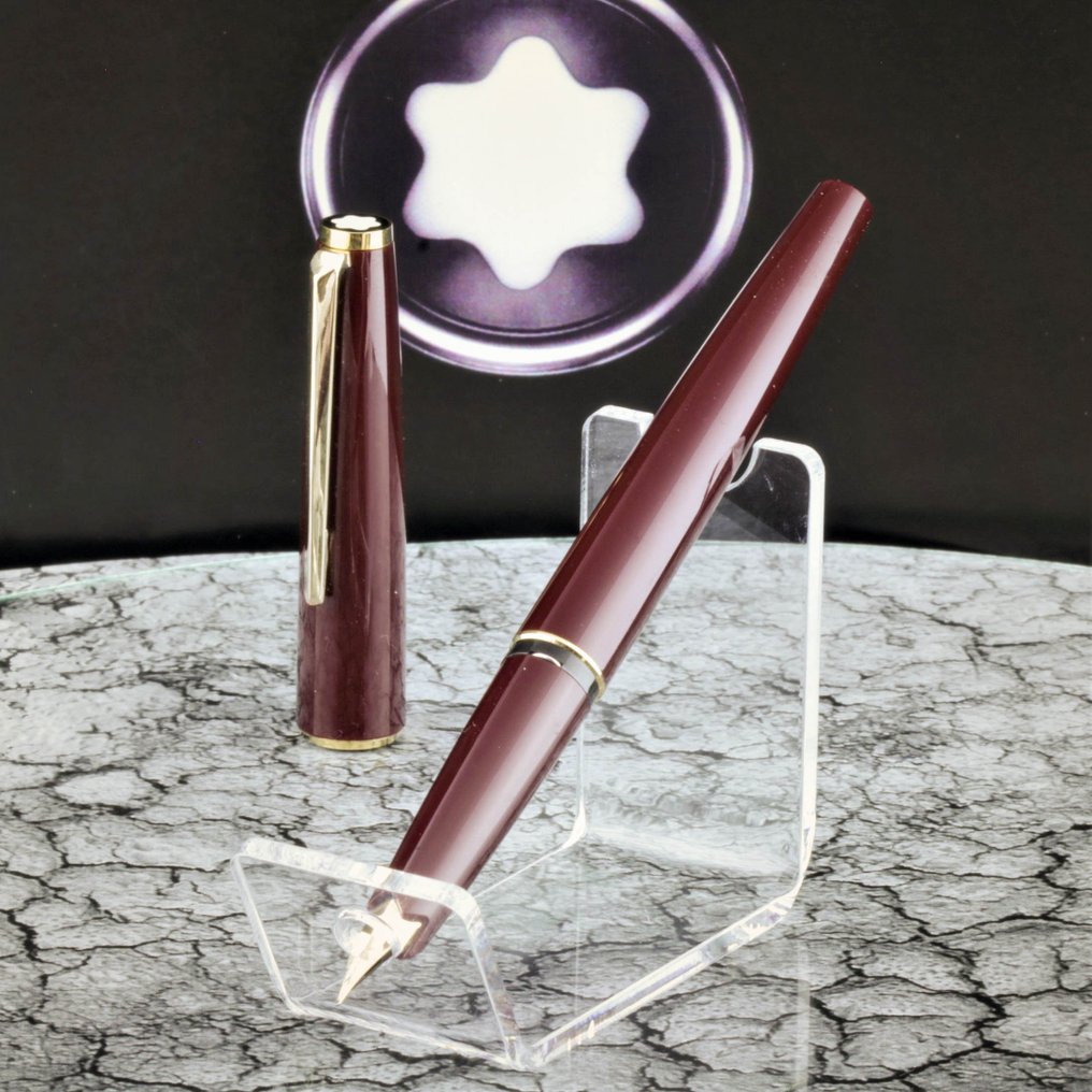 Montblanc - Nº 210 Old c. 1970-79 Bordeaux Polished & Cleansed in New Conditions Gift Set - M - - 没有保留价 - 钢笔 #3.2