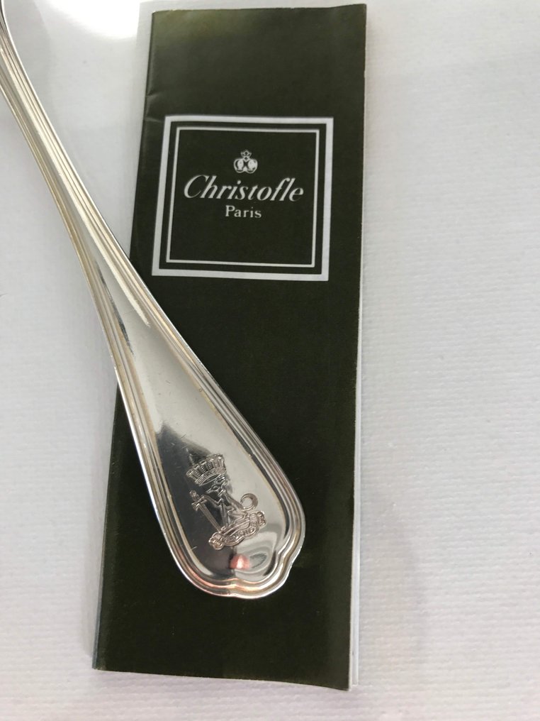 Christofle - Σετ τραπεζομάχαιρων (8) - Μαχαίρια για ψάρι μοντέλο Spatours - Ασημένιο μέταλλο #3.2