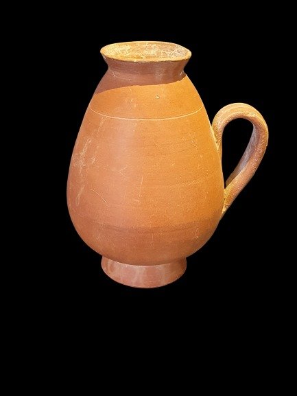 Ancient Roman Ceramic Terra sigillata pitcher. Ex-Bonhams. 2nd-3rd century AD. - 12 cm #1.0