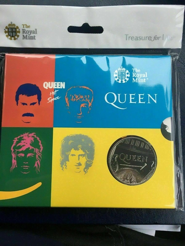 Queen, Freddie Mercury, A Kind of Magic/ Hot SPACE and Live £5 coins - Collector item - 2020 - Limited edition #1.0