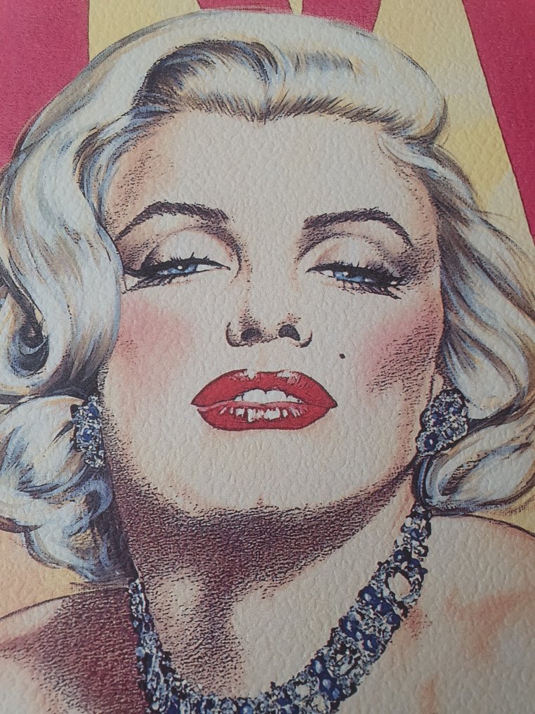 Antonio de Felipe (Litografía Gofrada) Big Size XXL - Marilyn Monroe ¨Hollywood Virgin¨ - Δεκαετία του 1990 #2.1