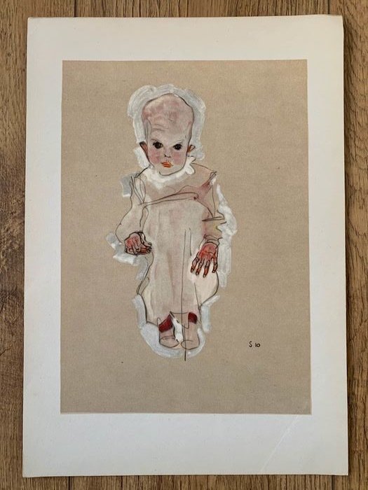 Egon Schiele (1890-1918) (after) - Baby #2.1