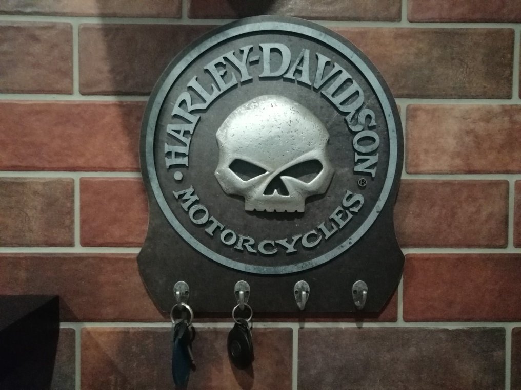 Objet décoratif officiel - Porte-clés en forme de crâne sculpté en 3D de Willie G - Harley-Davidson #2.1