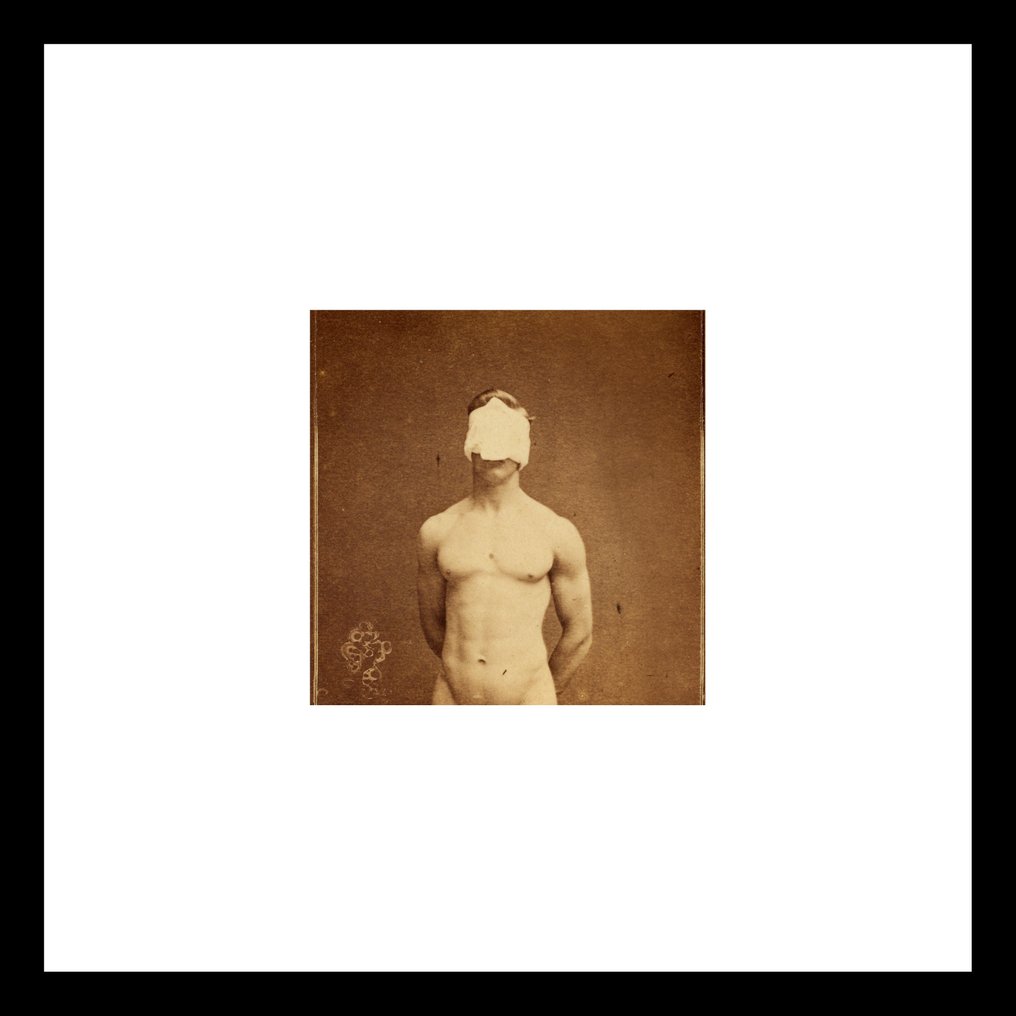 unknown - [View of nude man with face covered], cropped - 2025 #4.3