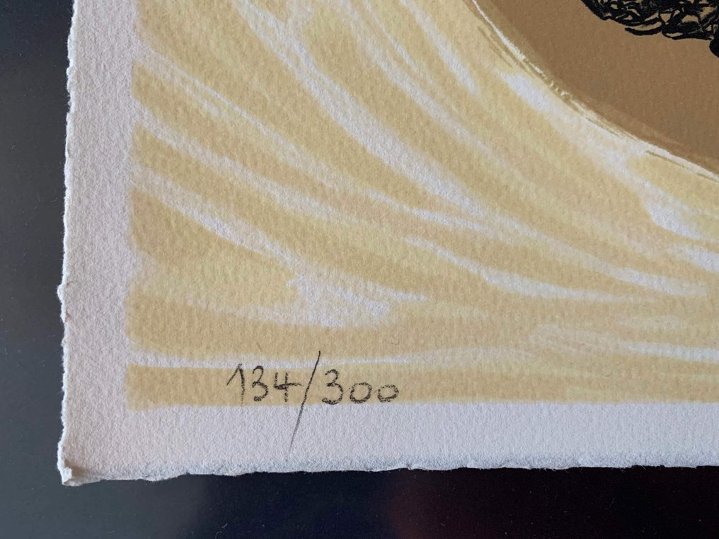 Bernard Villemot - Lithographie « 3 parasols » (réédition) #3.2