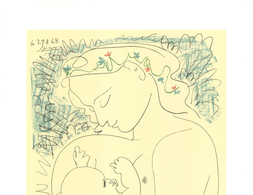 Pablo Picasso (1881-1973), d'après - Maternité #2.1