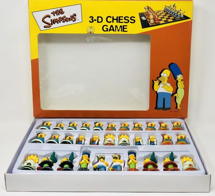 Chess set - United Labels - Ajedrez de Los Simpson - Resina - Resin #3.2