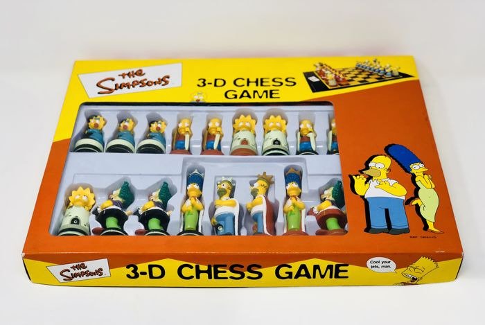 Chess set - United Labels - Ajedrez de Los Simpson - Resina - Resin #2.1