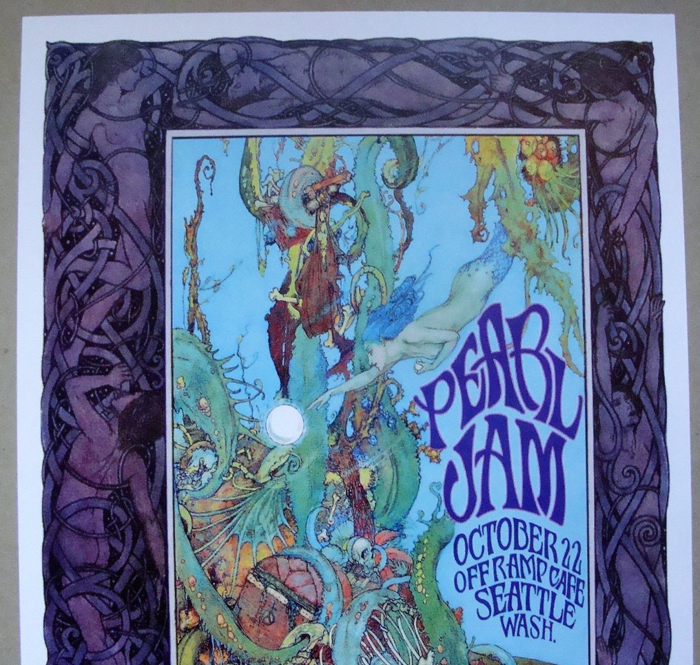 Pearl Jam - Litografia - 1990 - Autografado pessoalmente #2.1