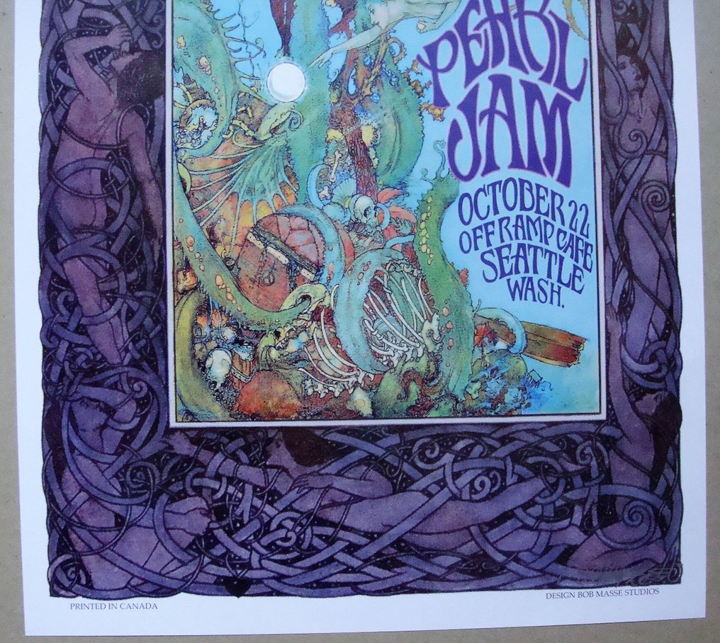 Pearl Jam - Litografia - 1990 - Autografado pessoalmente #3.2