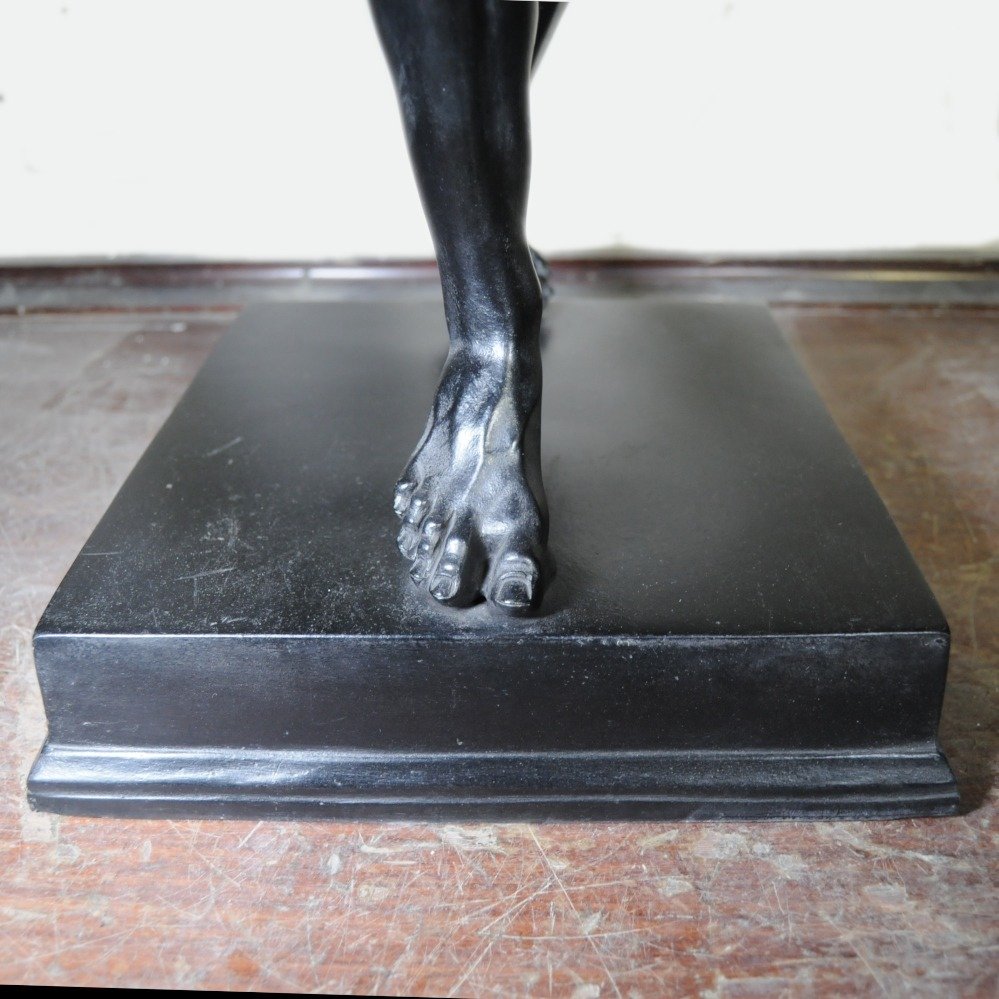 雕塑, Fauno FANZANTE - 75 cm - 铜绿青铜 #3.2