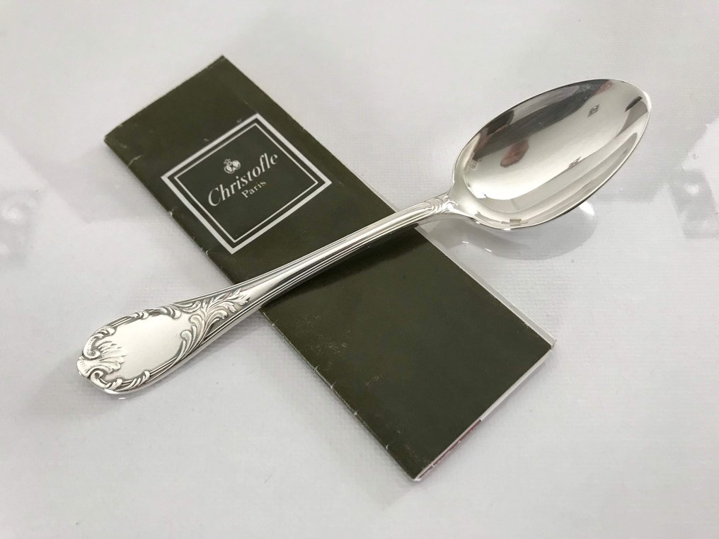 Christofle - Cucchiaio - Set di 12 cucchiaini modello Marly - Metallo argentato #1.0