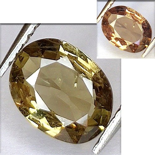 Yellow, Brown Sapphire - 1.70 ct - Antwerp Laboratory for Gemstone Testing (ALGT) #1.0