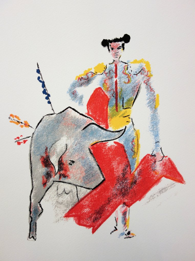 Jean Cocteau (1889-1963) - Torero et son taureau #1.2