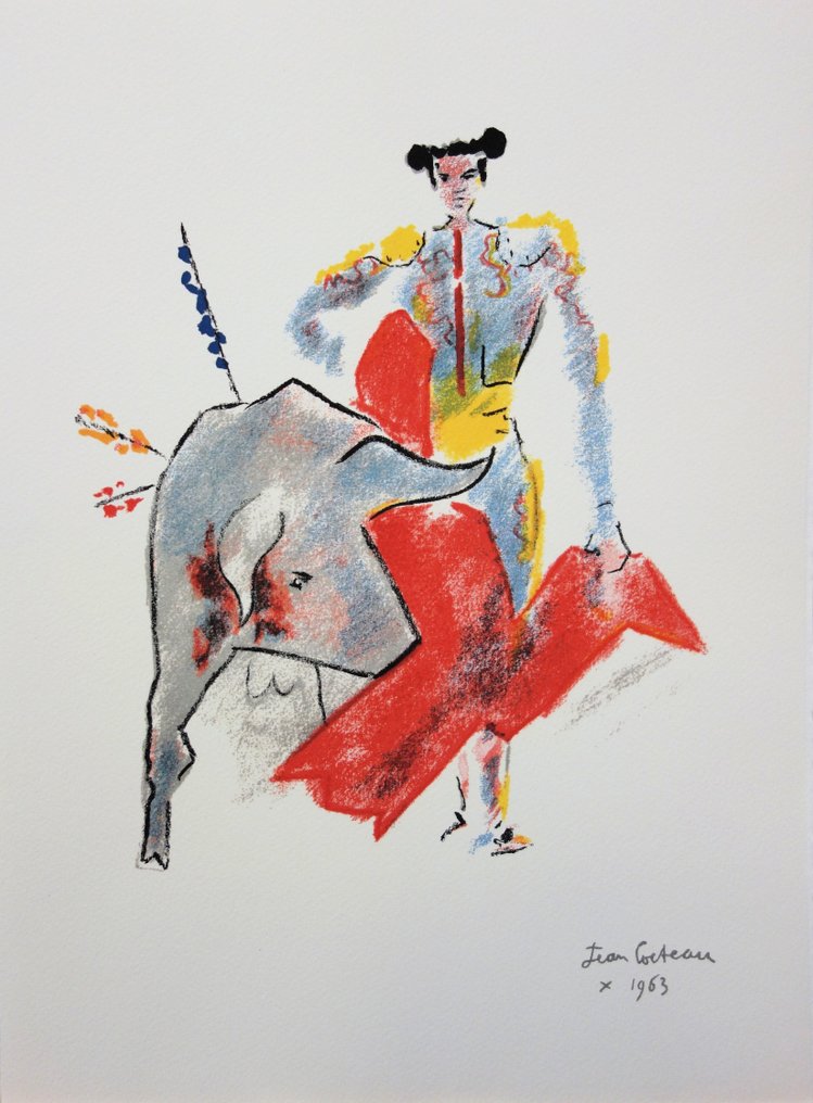 Jean Cocteau (1889-1963) - Torero et son taureau #1.1