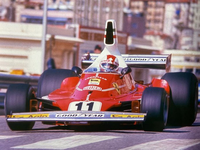 Unknown - 1975 Monaco Grand Prix Ferrari clay Regazzoni colour photograph. #1.1