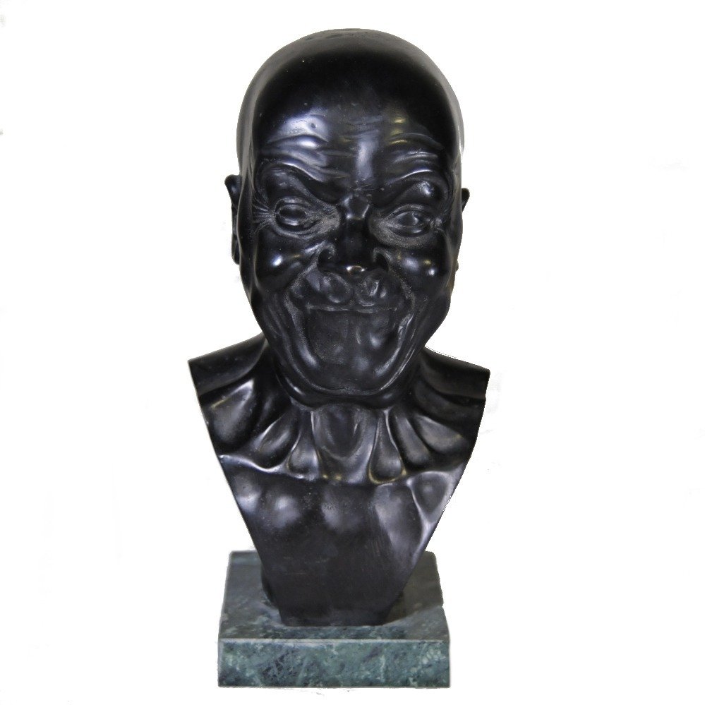 雕塑, i volti della follia - 21 cm - 蜡 #1.0