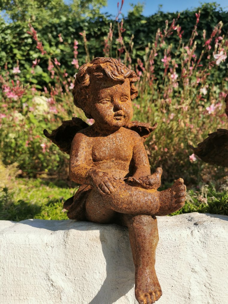 Szobrocska - ijzeren engeltjes (2) - Vas #3.2