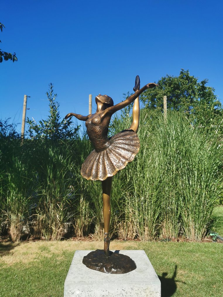 Skulptur, Ballerina - prachtig - 65 cm - Brons #1.0