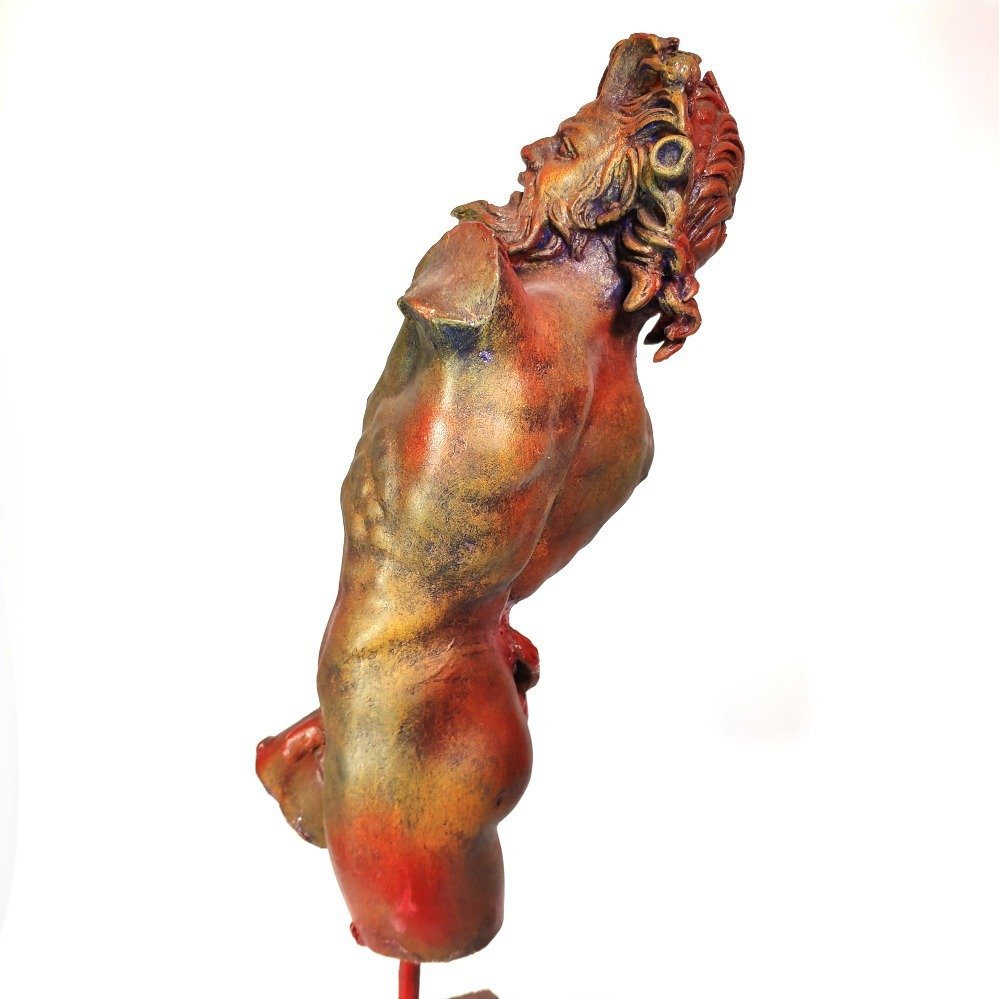 Γλυπτό, FAUNO DANZANTE - 59 cm - Κερί #3.2