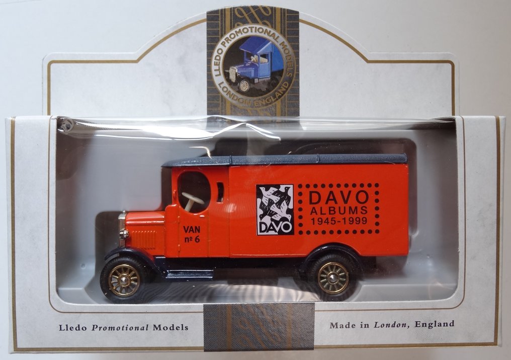 Accessoires - Vans DAVO 1998/2010 - Six modèles DAVO originaux de Post-vrachtauto, en parfait état, dans leur emballage avec certificat. #2.1