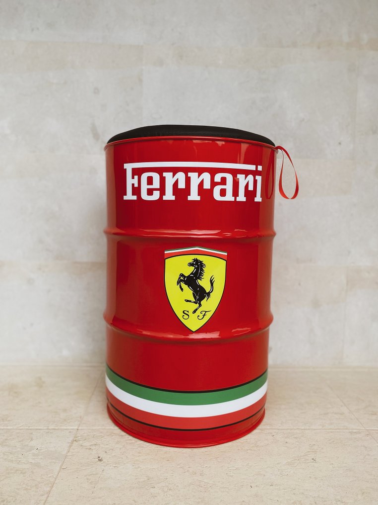 Silla de barril roja temática Ferrari - PK Werks #4.3
