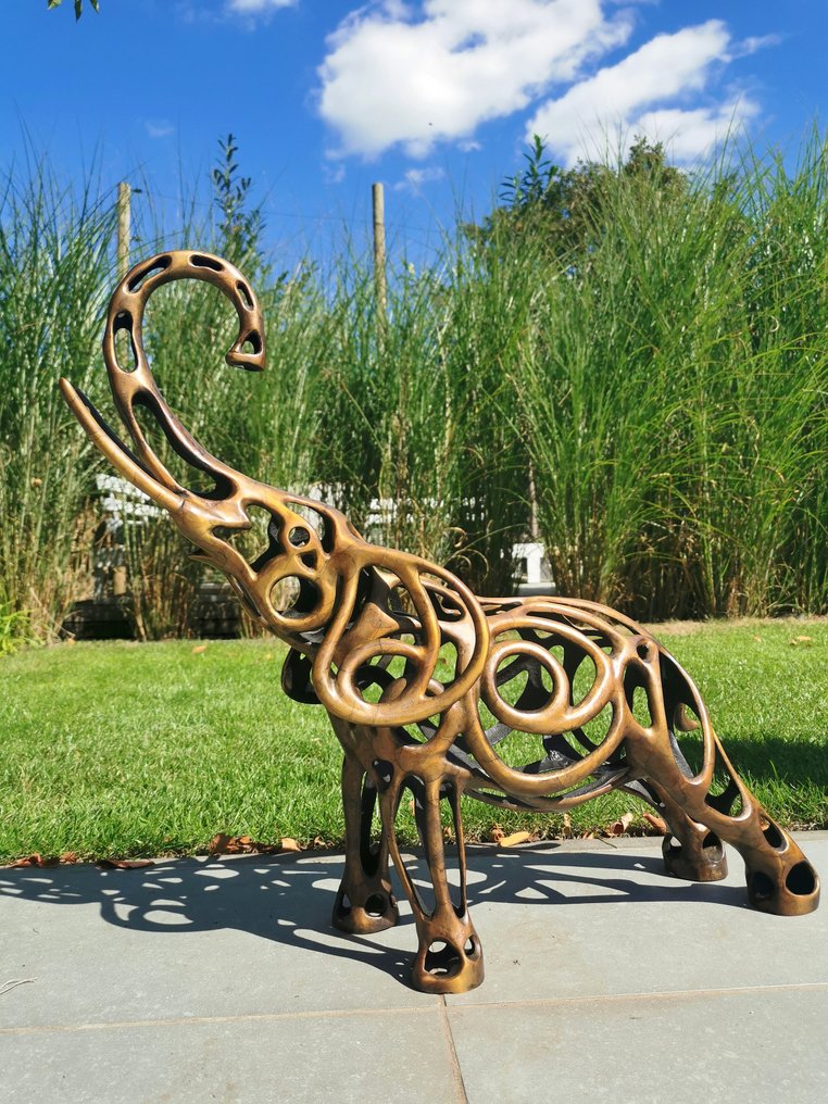 Rzeźba, Moderne Olifant - 57 cm - Brązowy #1.0