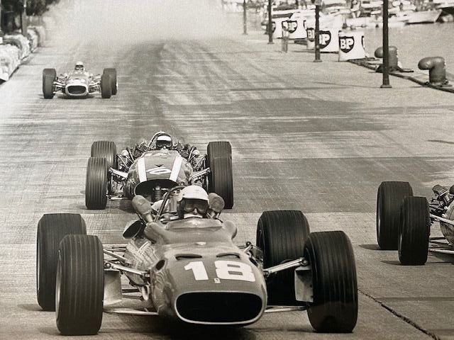 Unknown - 1967 Monaco Grand Prix Ferrari Bandini last race photograph. #3.1