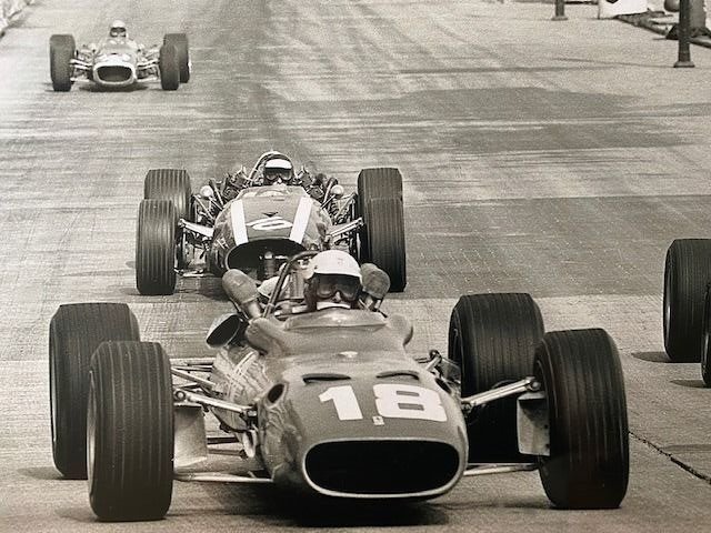 Unknown - 1967 Monaco Grand Prix Ferrari Bandini last race photograph. #3.2