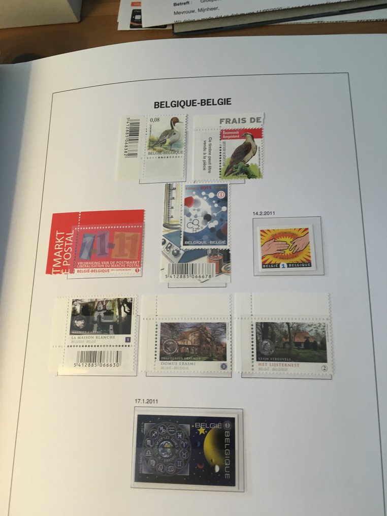 Belgium 2011/2015 - Collection in Davo LX album part VIII with cassette (without booklets) - €1100 Frankeerwaarde #2.1
