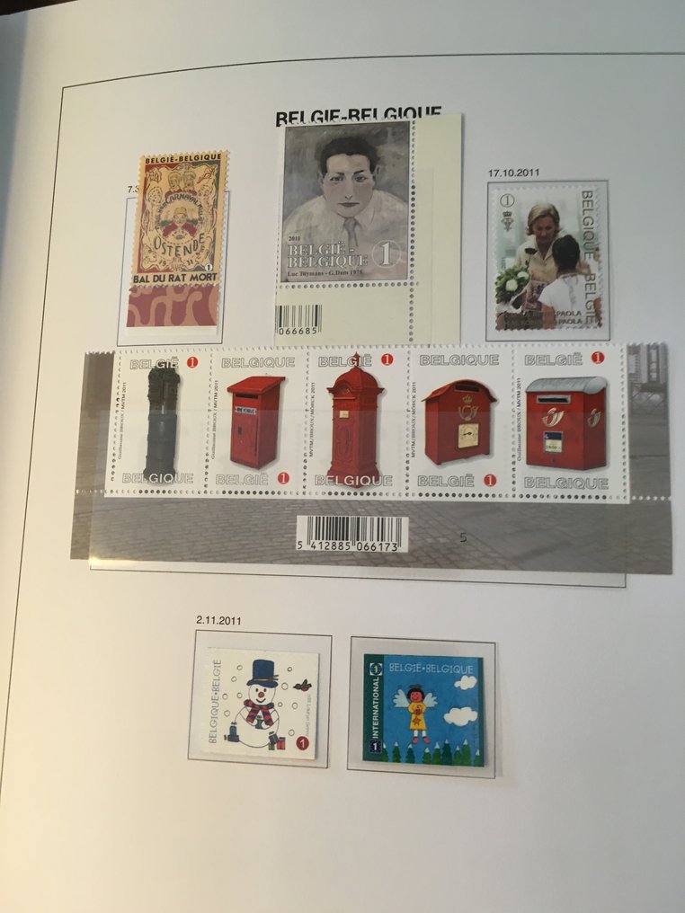 Belgium 2011/2015 - Collection in Davo LX album part VIII with cassette (without booklets) - €1100 Frankeerwaarde #3.2