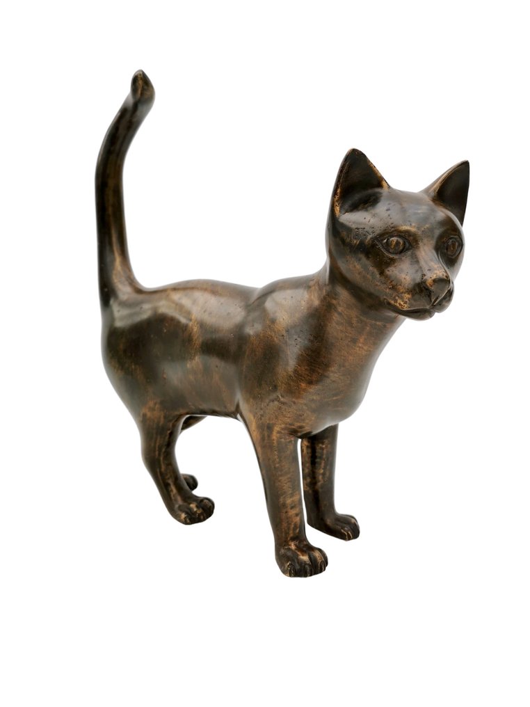 Szobrocska - bronze cat - Bronz #1.1