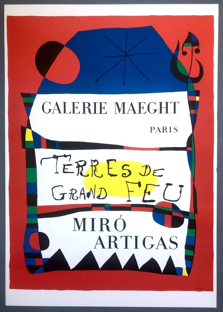 Joan Miró - Terres de Grand Feu - Mourlot litho - Maeght Editeur #1.0