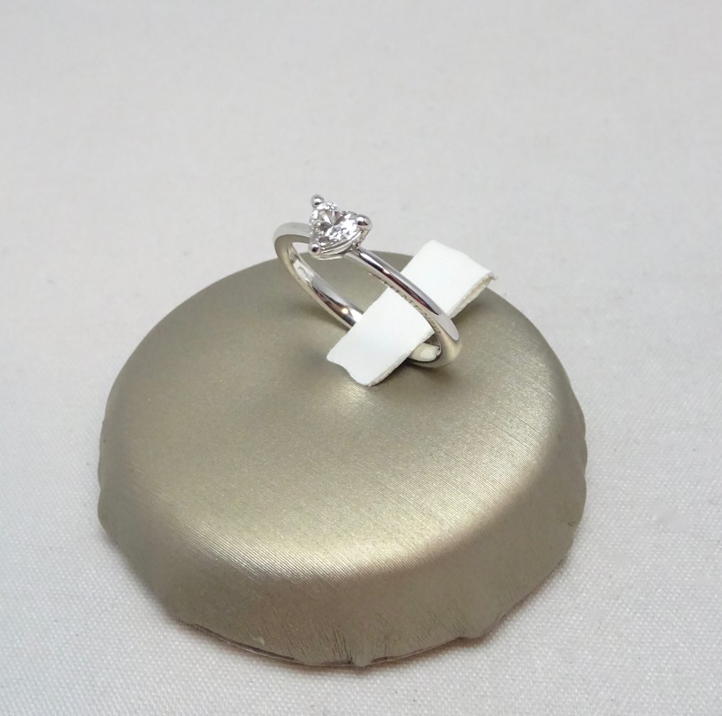 Gyűrű - 18 kt. Fehér arany Gyémánt (Természetes)  #3.2