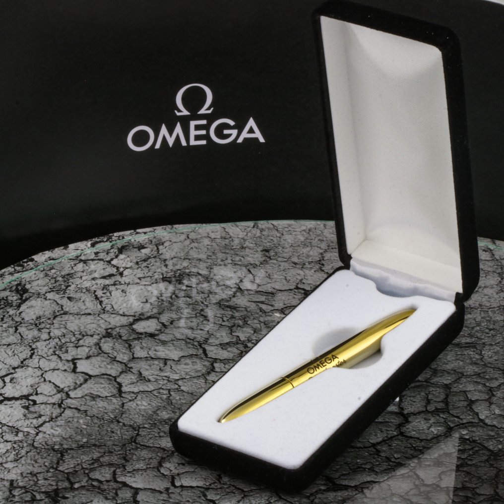 2019 Omega Concessionaire Gold Speedmaster 50th Anniversary Moonlanding full set - 50th Years Moonlanding Nasa / Fisher Astronaut Ballpoint - Penna a sfera #4.3
