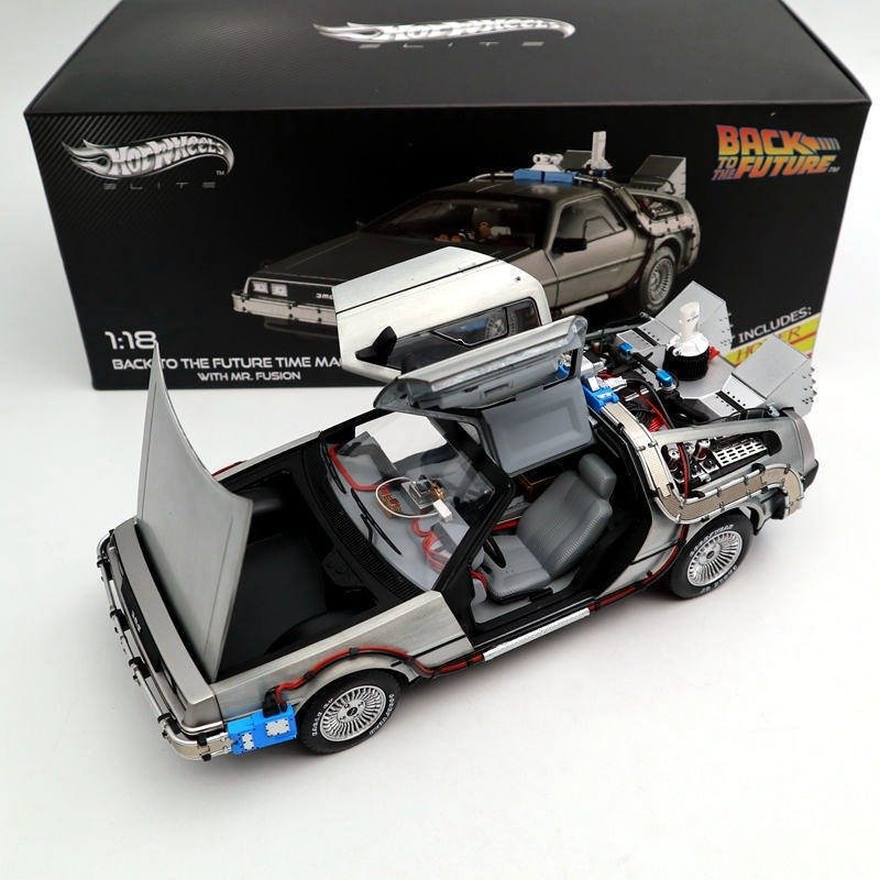 Hot Wheels 1:18 - Modellauto - DeLorean DMC-12 Time Machine #3.2