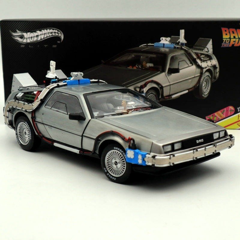 Hot Wheels 1:18 - Modellauto - DeLorean DMC-12 Time Machine #2.1