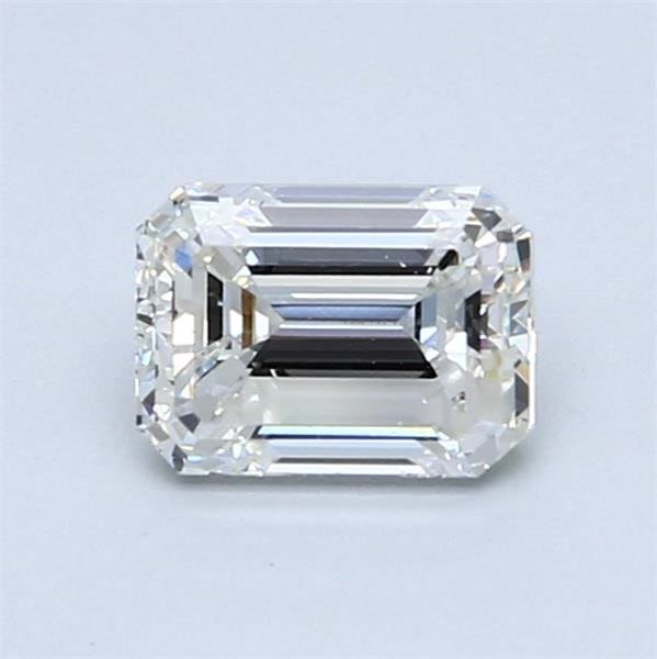 1 pcs 钻石  (天然)  - 1.00 ct - 祖母绿 - H - VS2 轻微内含二级 - 美国宝石研究院（GIA） #1.2