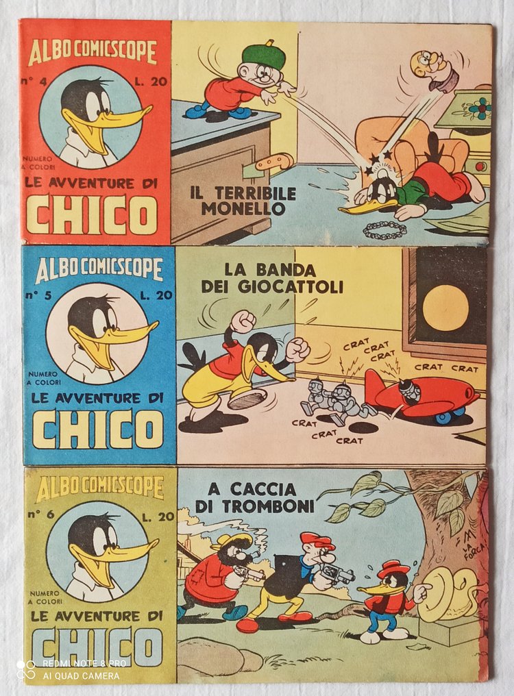 Albo Comicscope nn. 1/18 - Le avventure di Chico serie originale completa - 18 Complete series - First edition - 1958 #4.3