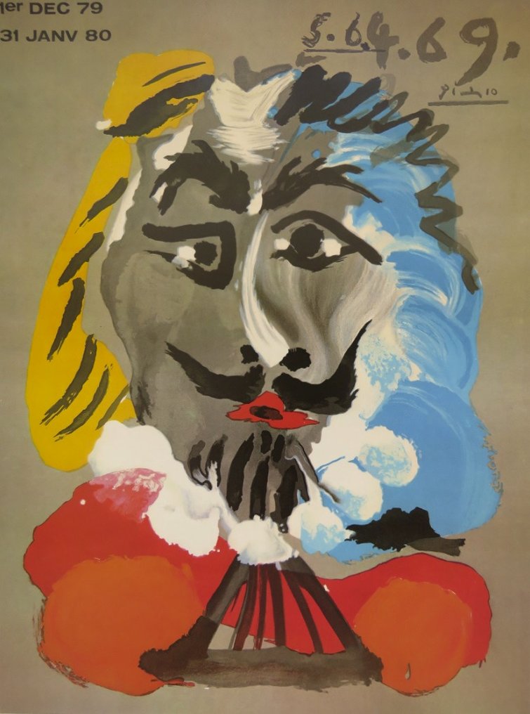 Pablo Picasso - Affiche originale d'exposition - 1979 #3.1