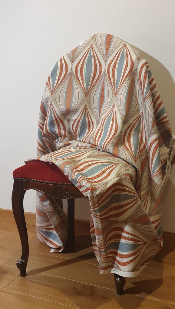 Exclusief Tessuto Art DECÓ met geometrische structuur - Geen RESERVE! - Art Deco ontwerp - Textiel - 200 cm - 280 cm #3.2