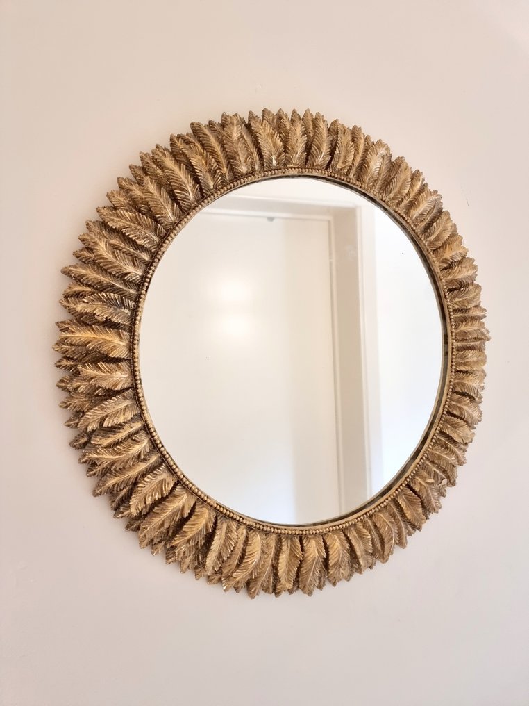 Καθρέφτης τοίχου  - Γυαλί, ρητίνη - Καθρέφτης σε στυλ Regency. #1.0