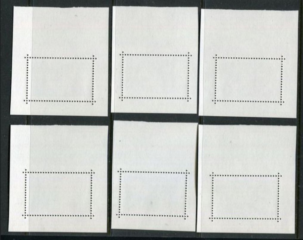 法国 2001/2007 - 丁丁系列 4051 至 4056 MNH，来自《印刷 + Sheet Lagaffe 2001 新》一书 #2.1